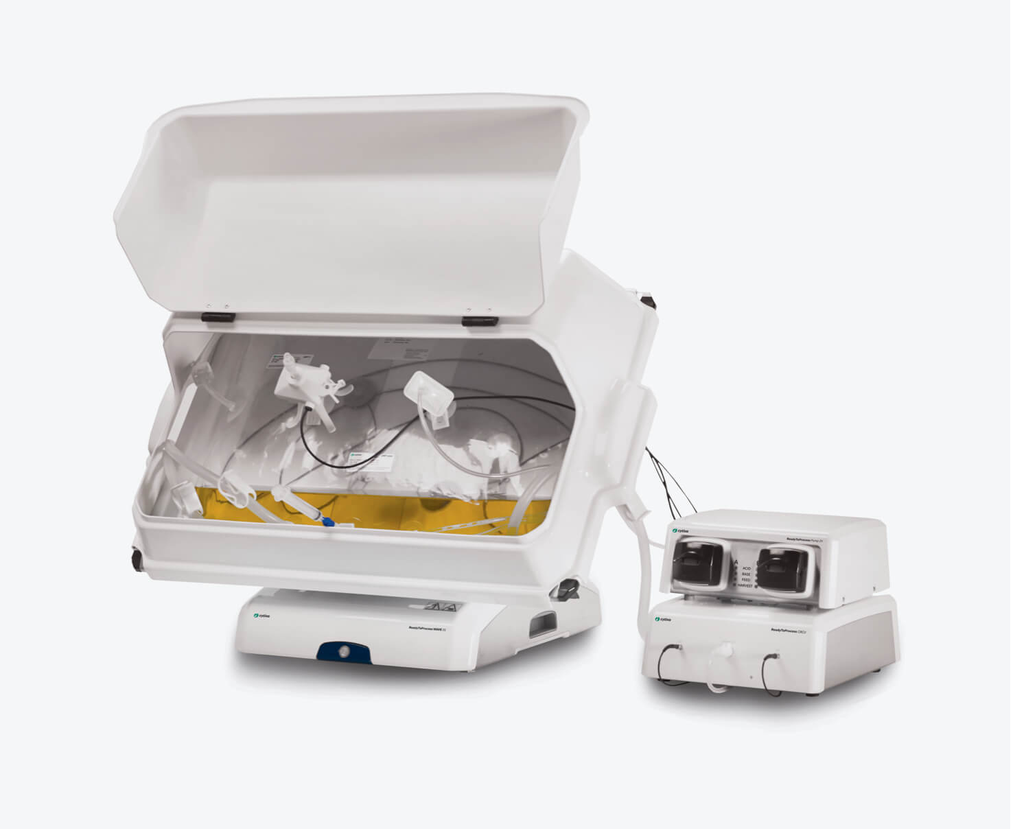 Image representing the equipment used in mammalian cell culture development at Scorpion's large molecule and biologics manufacturing and development facility