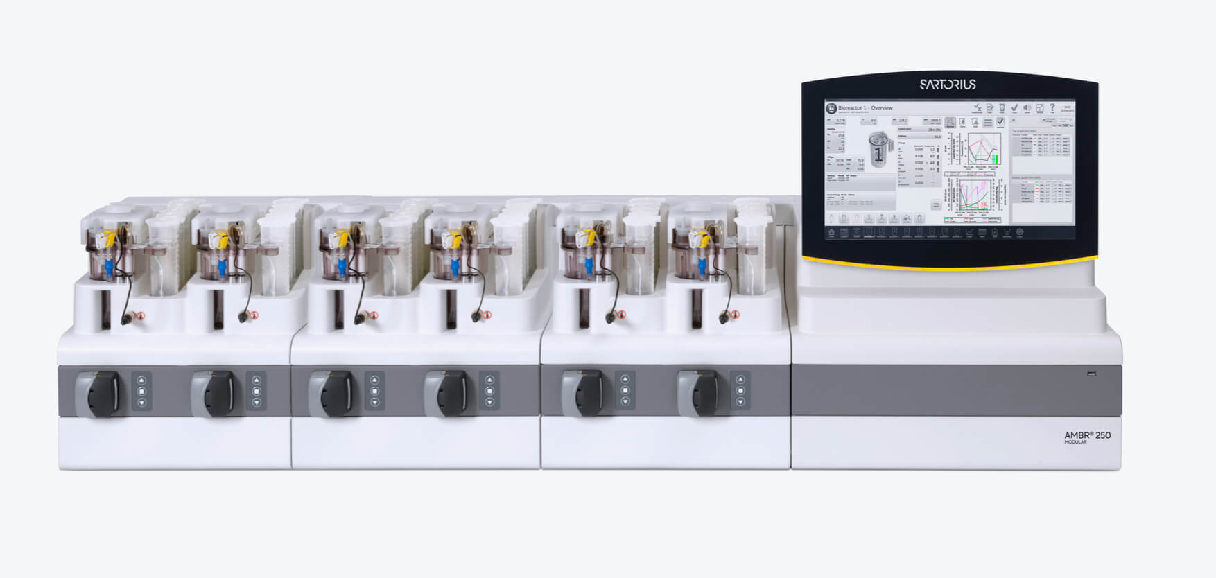 Image of equipment used in microbial fermentation development processes by Scorpion 