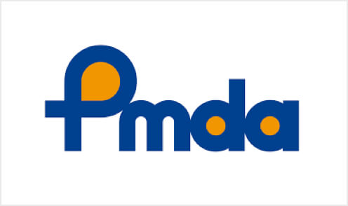 PMDA logo representing Scorpion's global regulatory support in the large molecule manufacturing space